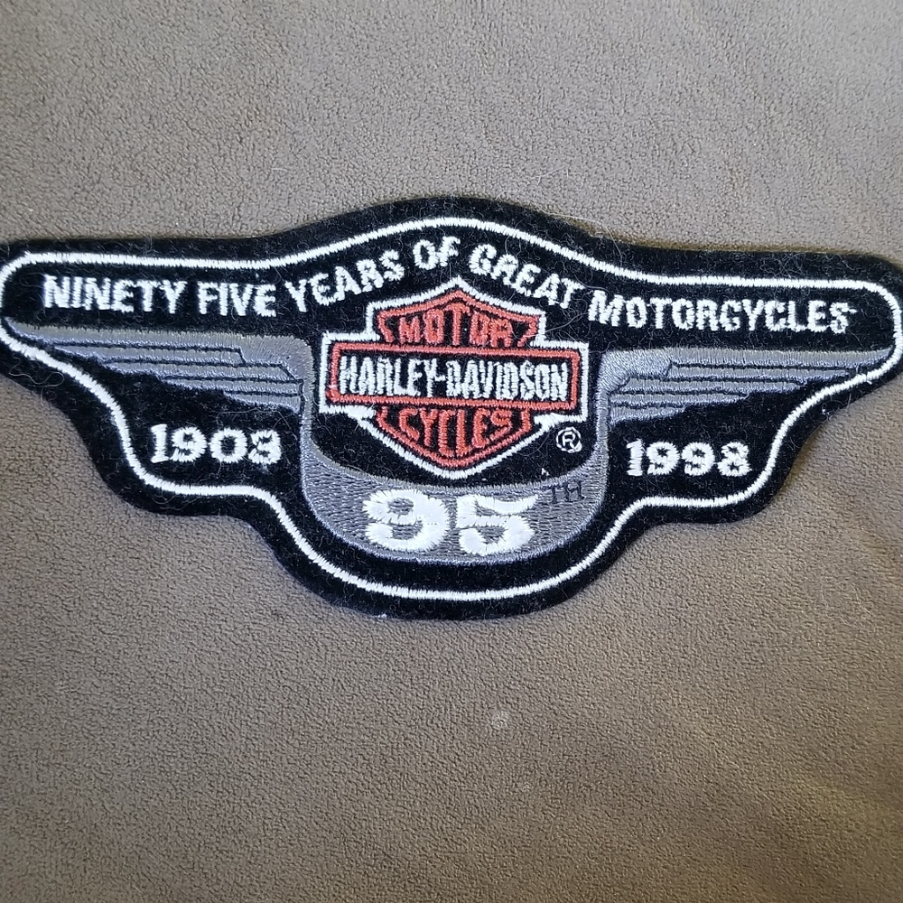 Harley Davidson 95th patch